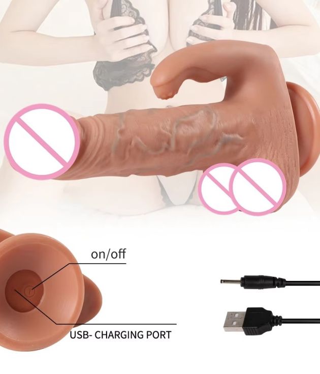360 Degree Rotating Silicone Dildo Vibrator Wireless Remote Control Women Massage Sex Toy Huge Realistic Dildo