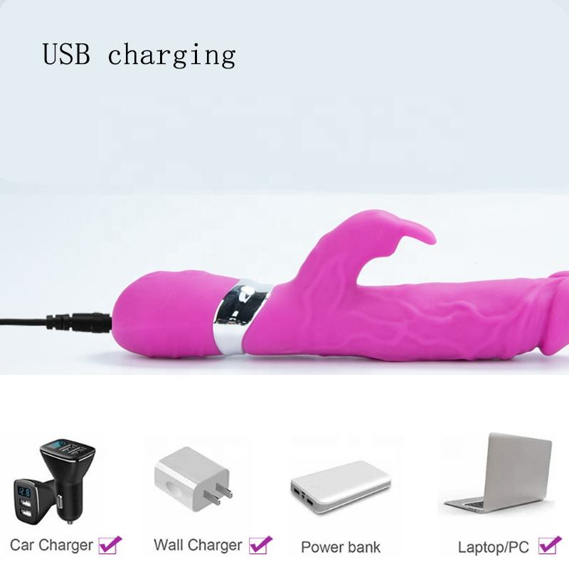 Amazon Hot Sale Waterproof G Spot Rabbit Vibrator Sex Toys For Woman Pussy Massage Dildo Vibrator For Women