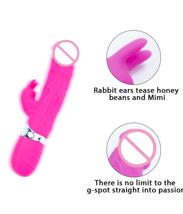 Amazon Hot Sale Waterproof G Spot Rabbit Vibrator Sex Toys For Woman Pussy Massage Dildo Vibrator For Women