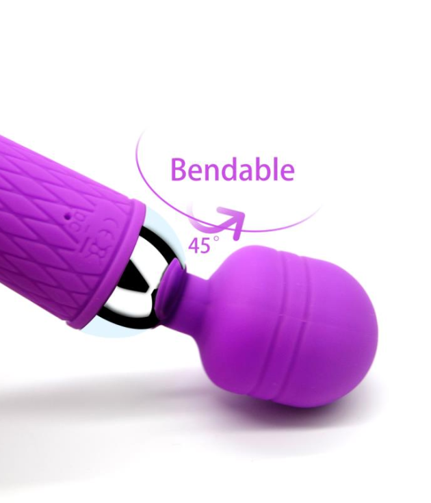 Amazon Hot Sale Waterproof Silicone Vibrator Sex Toys For Woman Portable Clitoral Massage Wand Massager