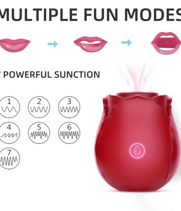 Hot Sale OEM Colorful Rose Vibrator for Women