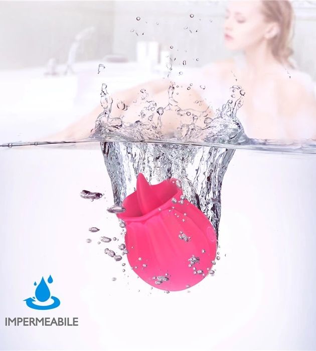 New Waterproof Silicone Vibrator Sex Toy Women Nipple Stimulator Clit Sucking Rose Vibrator