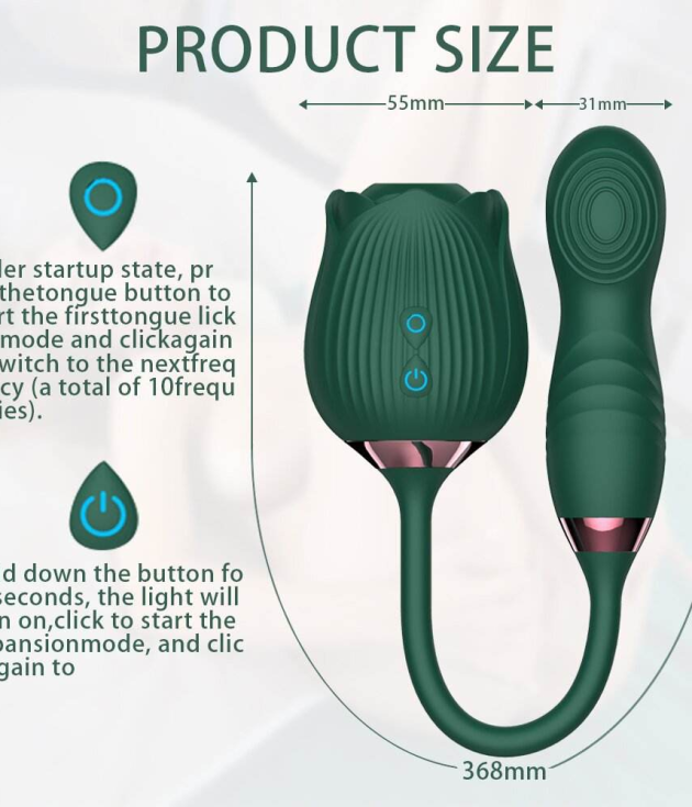 New Amazon Hot Sale Waterproof Sex Toys For Woman Vibrators Silicone Rose Toys Clit Sucker Rose Vibrator