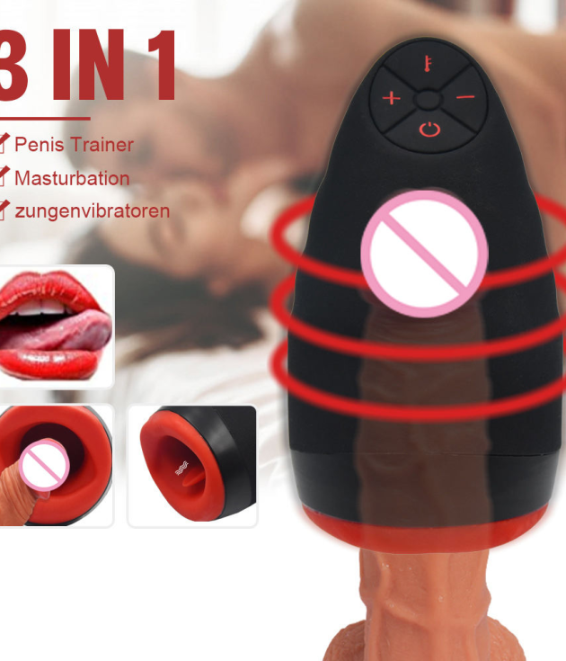 New Amazon Hot Sale Adult Silicone Sex Toys Men Vibrating Masturbation Cup Automatic Heating Masturbator For Male
