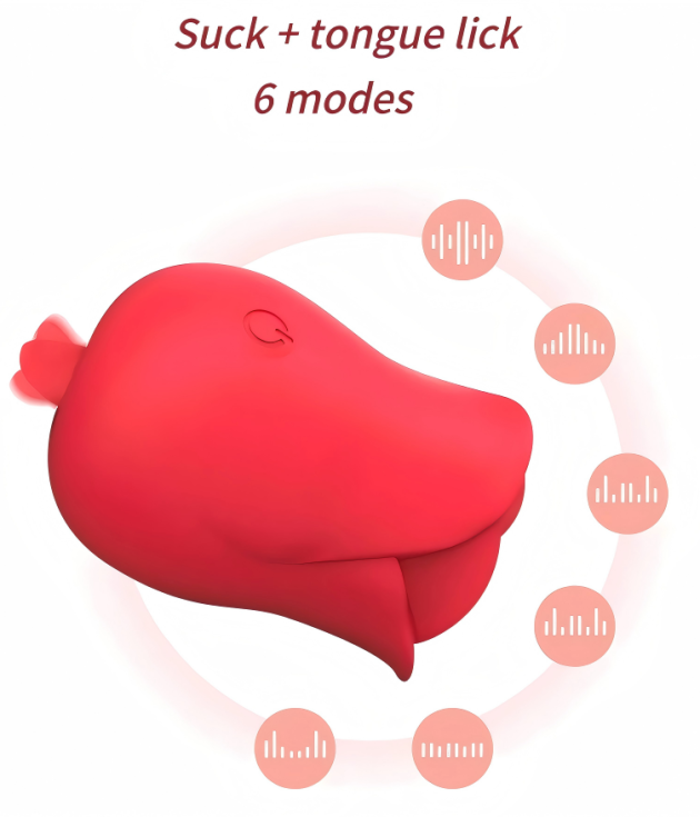 New Adult Hot Sale Waterproof Silicone Rose Sex Toys Clitoral Sucking Vibrating Rose Vibrator For Woman