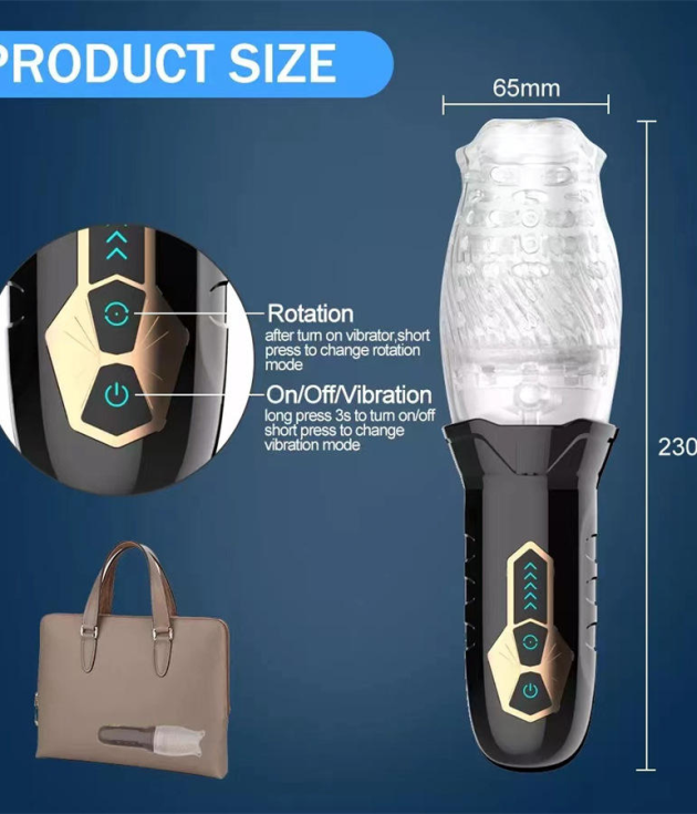 Waterproof Heating Adult Sex Toys Automatic Rotating Masturbator for Man Vibrating Sucking Male Masturbator Cup