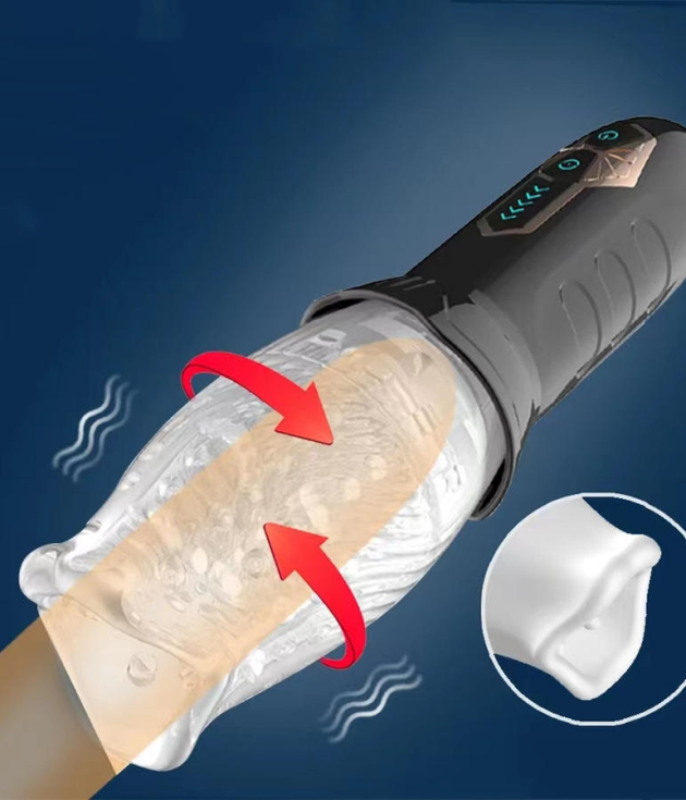 Waterproof Heating Adult Sex Toys Automatic Rotating Masturbator for Man Vibrating Sucking Male Masturbator Cup